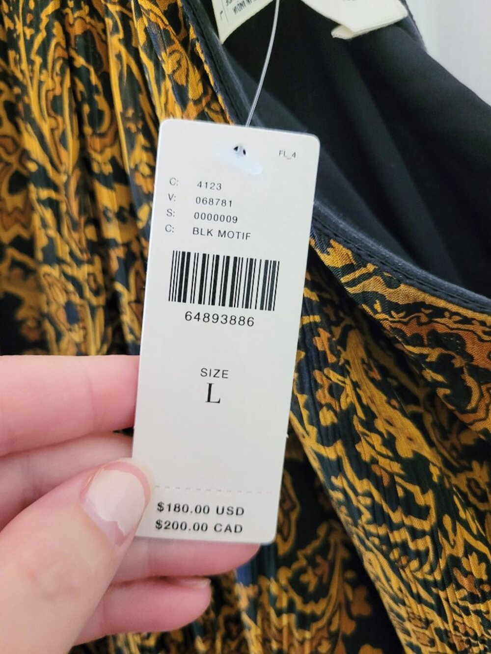 NWT Anthropologie Ollari Paisley One-Shoulder Jumpsuit, Size L - Picture 14 of 16